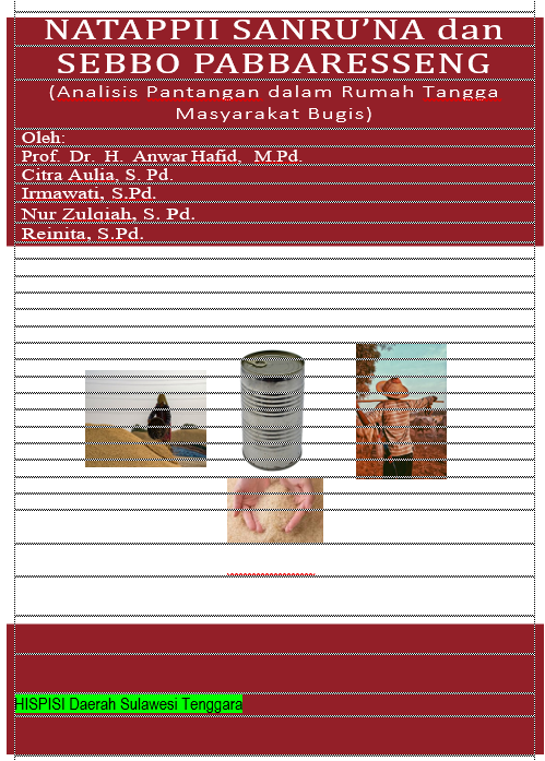 NATAPPII SANRU’NA dan  SEBBO PABBARESSENG (Analisis Pantangan dalam Rumah Tangga Masyarakat Bugis)